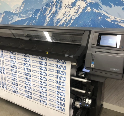 Gloss laminated vinyl stickers printing