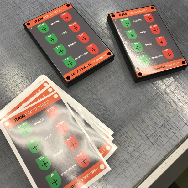 Gloss laminated vinyl stickers C